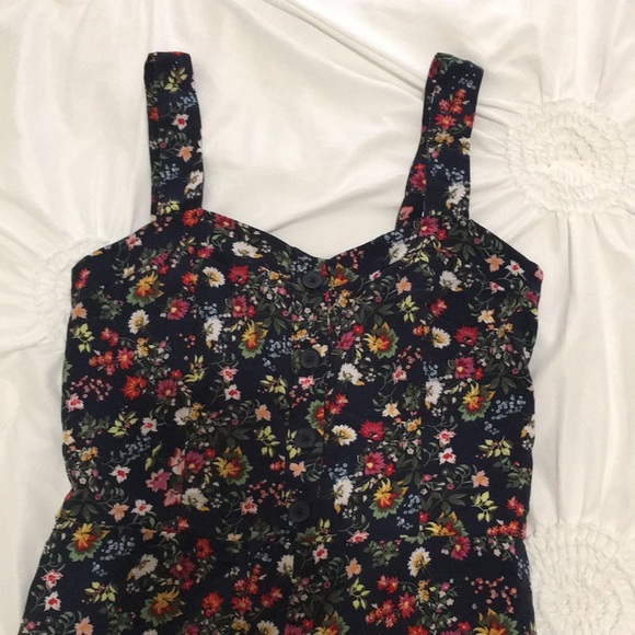 Loft Outlet Floral Jumpsuit - Picture 2 of 11